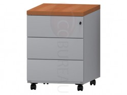 Ensemble bureau 140 cm Pro métal avec angle de liaison 90° - retour droit  80 cm