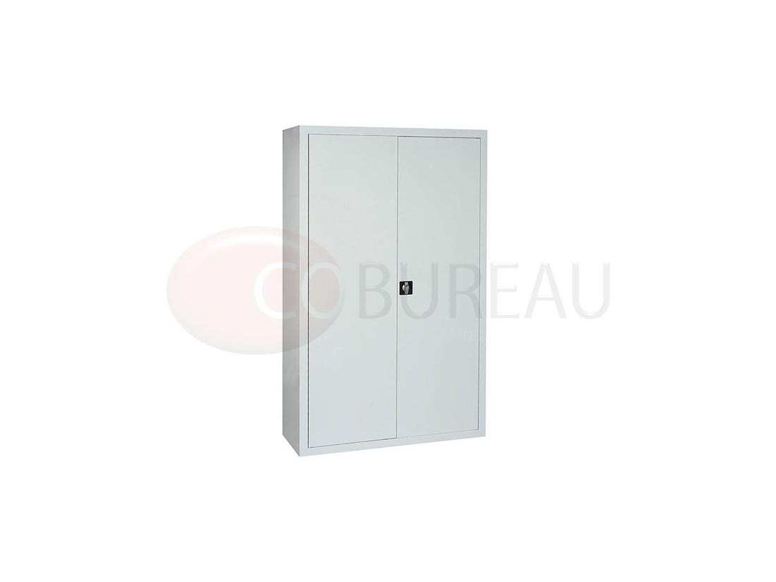 ARMOIRE METAL HAUTE PORTE BATTANTE KD-34A 1850*900*400 GRIS TOL 0.6