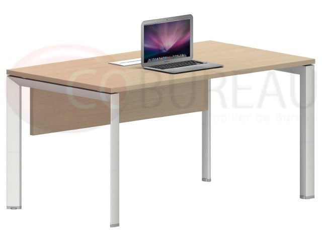 Bureau droit Arko 120 cm - pieds arche métal