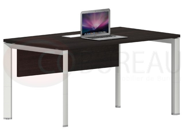 Bureau droit Arko 120 cm - pieds arche métal