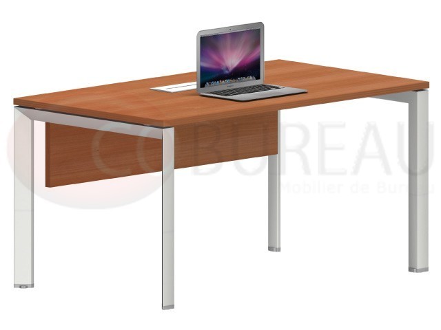 Bureau droit Arko 120 cm - pieds arche métal