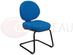 Siège visiteur Domus - Tissu rembourré 2