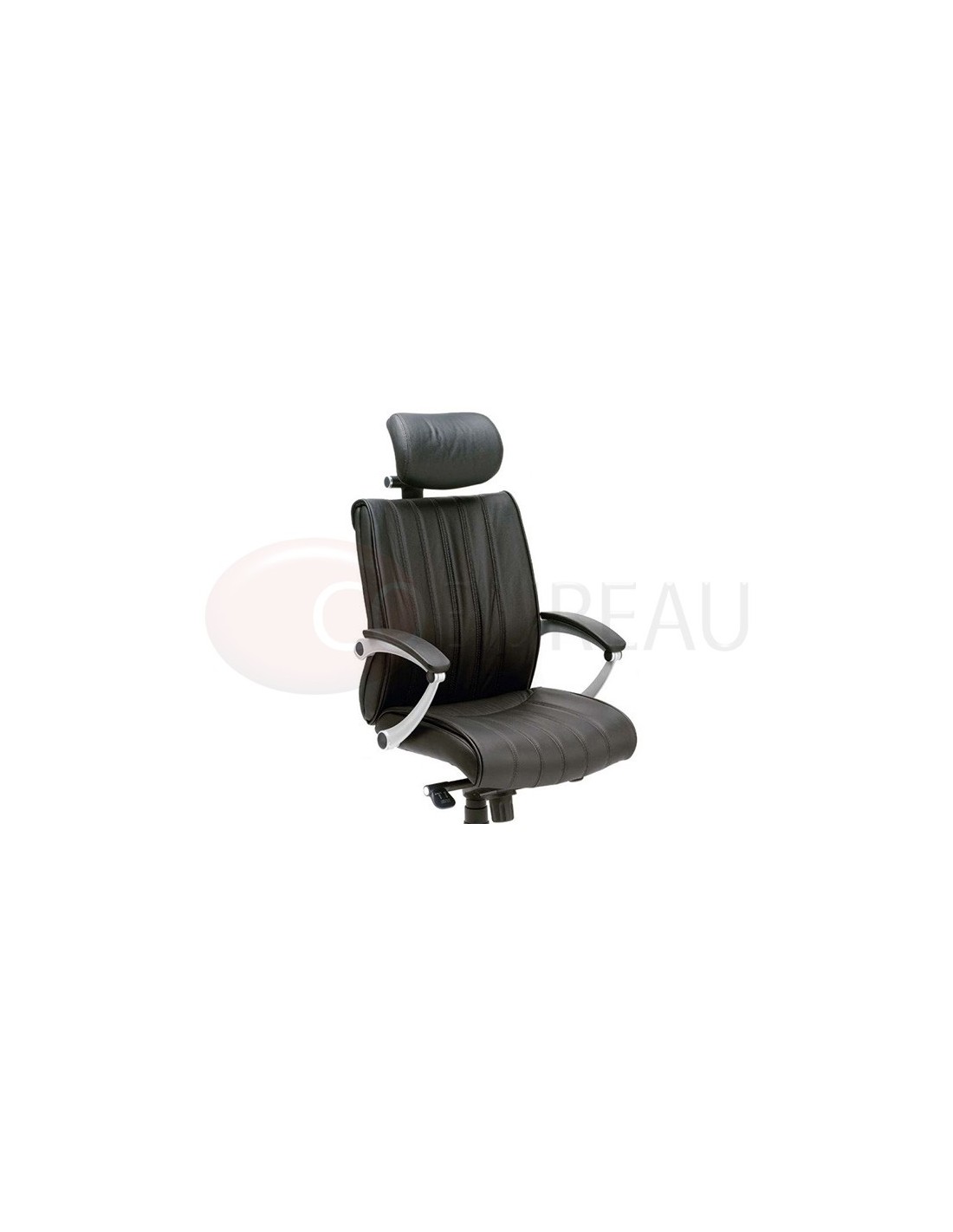 Fauteuil direction Exclusive cuir dossier haut