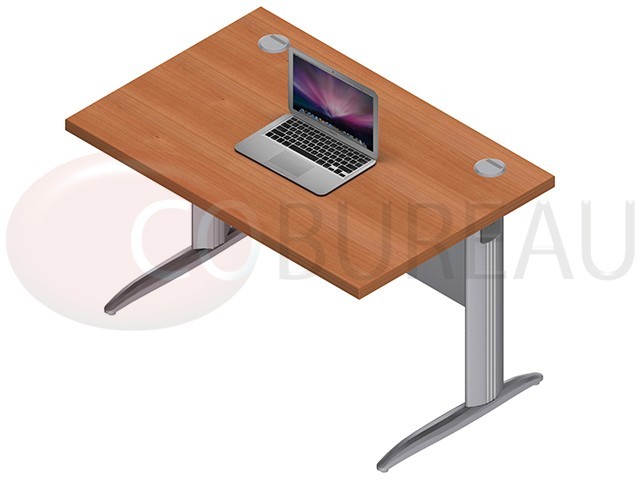 Bureau avec plateau droit Pro métal 120 